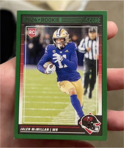 2024 Panini Score #380 Jalen McMillan — front