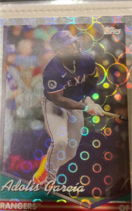 2023 Topps Adolis Garcia Texas Rangers — front