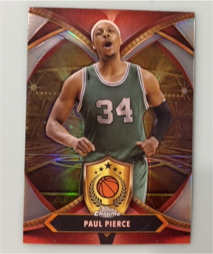 2024-25 Topps Chrome Ball of Duty #BOD-17 Paul Pierce — front