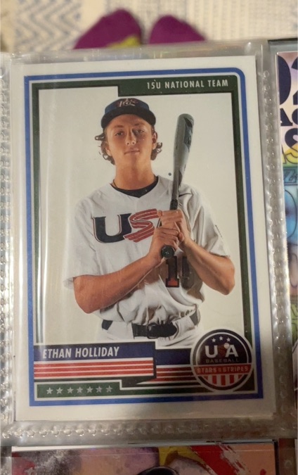 2023 Panini USA Baseball Stars & Stripes #30 Ethan Holliday — front