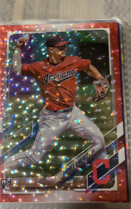 2021 Topps Update #US65 Andres Gimenez — front
