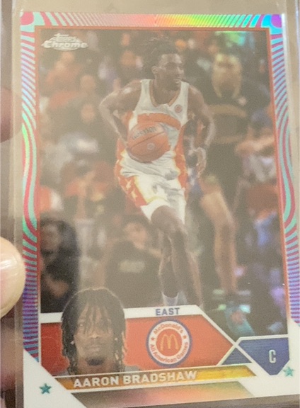 2023 Topps Chrome McDonald's All American #2 Aaron Bradshaw — front