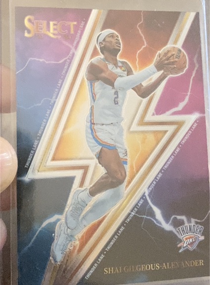 2023-24 Panini Select #11 Shai Gilgeous-Alexander Thunder Lane — front