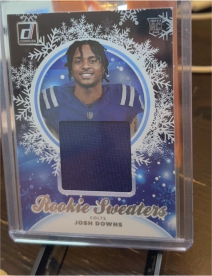 2023 Donruss Rookie Holiday Sweaters #HS-JDO Josh Downs — front