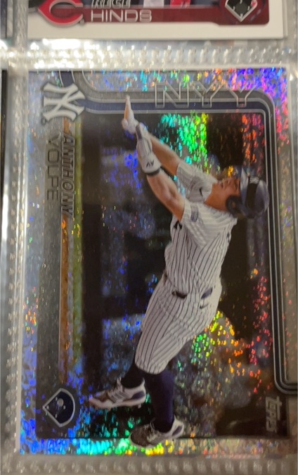 2025 Topps Chrome #162 Anthony Volpe — front