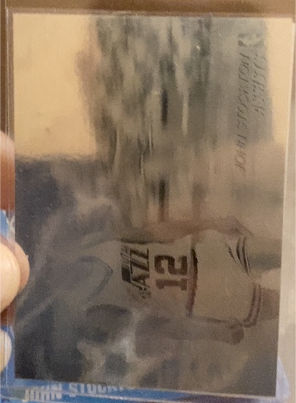 1991-92 Upper Deck #AW3 John Stockton Award Winner Holograms — front