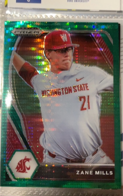 2021 Panini Prizm Draft Picks #PDP120 Zane Mills — front