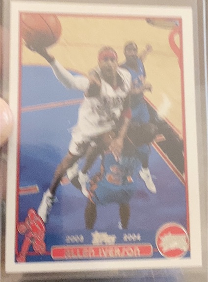 2003 Topps #3 Allen Iverson — front