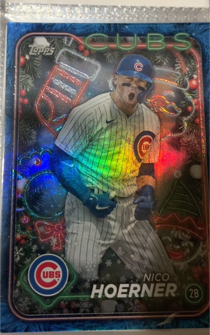 2024 Topps Holiday #H123 Nico Hoerner — front