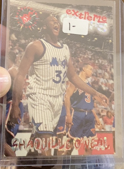1995-96 Topps Stadium Club Extreme Corps #119 Shaquille O'Neal — front