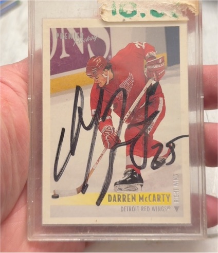 1994-95 Topps Premier #25 Darren McCarty — front