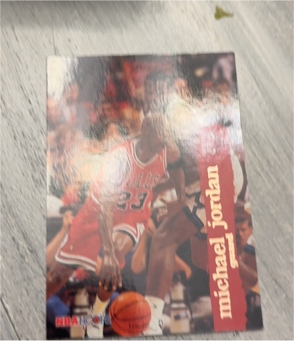 1995-96 SkyBox NBA Hoops #21 Michael Jordan — front