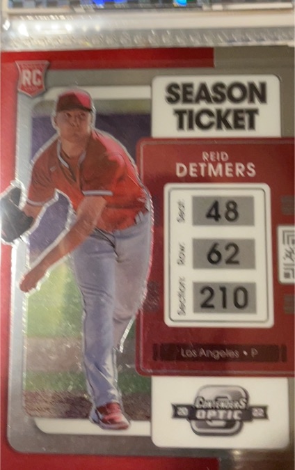 2022 Panini Chronicles Contenders Optic #7 Reid Detmers — front