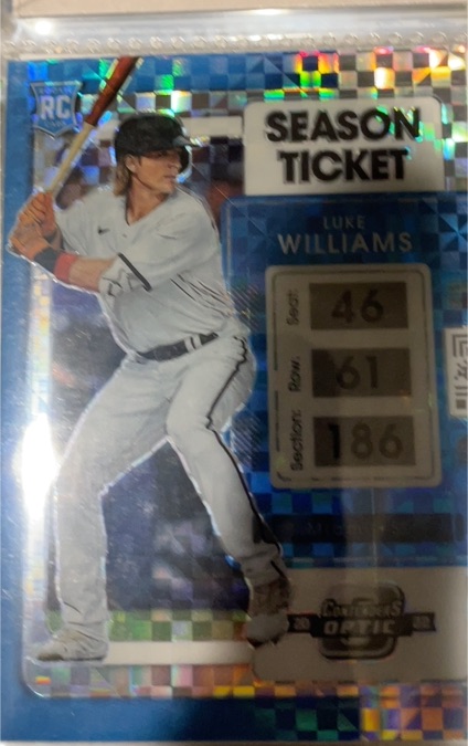 2022 Panini Chronicles Contenders Optic #20 Luke Williams — front