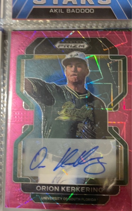 2022 Panini Prizm Draft Picks #PDP152 Orion Kerkering — front