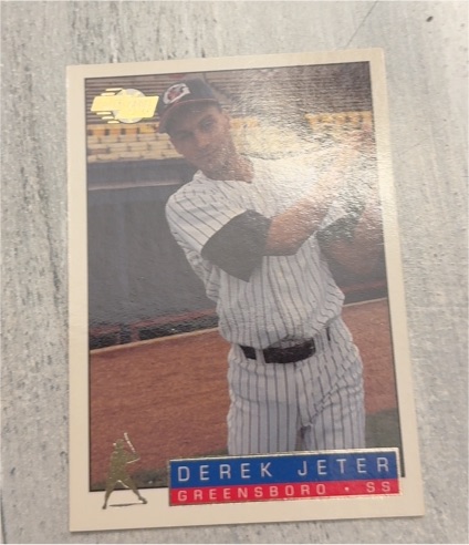 1993-94 Fleer Excel #106 Derek Jeter Greensboro Hornets — front
