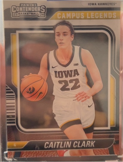 2024 Panini Caitlin Clark Collection Campus Legends #CL2 Caitlin Clark — front