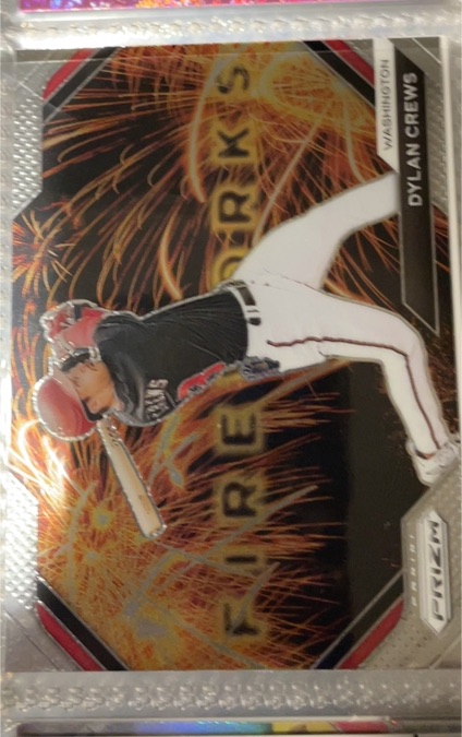 2024 Panini Prizm Fireworks #14 Dylan Crews — front