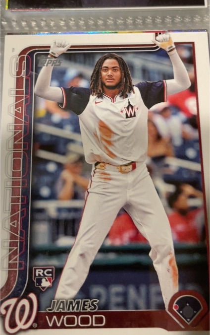 2025 Topps Series 1 #CC-17 James Wood — front
