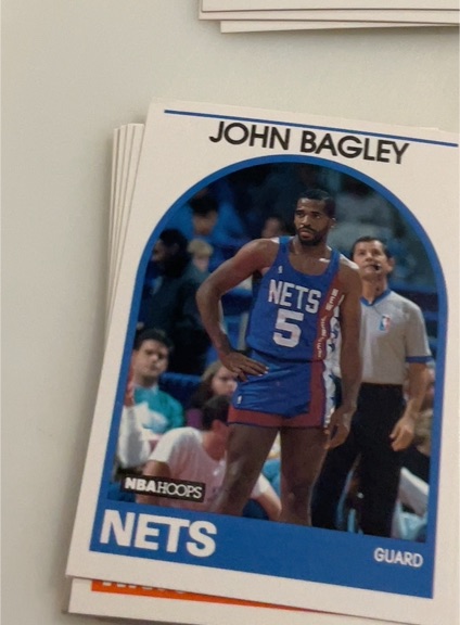 1989-90 Hoops #163 John Bagley — front