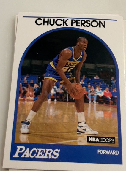 1989-90 Hoops #45 Chuck Person Indiana Pacers — front