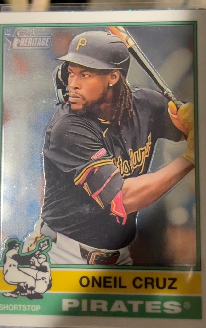 2025 Topps Heritage #183 Oneil Cruz — front