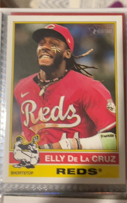 2025 Topps Heritage #263 Elly De La Cruz — front