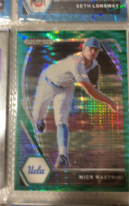 2021 Panini Prizm Draft Picks # Nick Nastrini — front