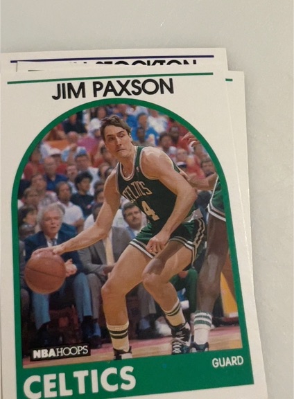 1989-90 NBA Hoops #18 Jim Paxson — front