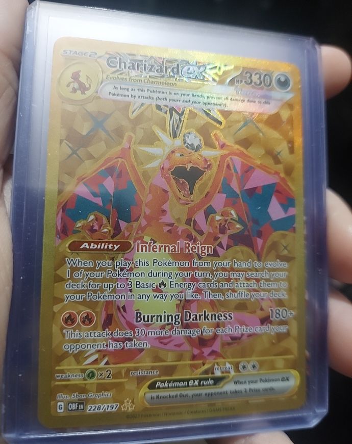 2023 Pokémon SV03: Obsidian Flames #228 Charizard ex — front