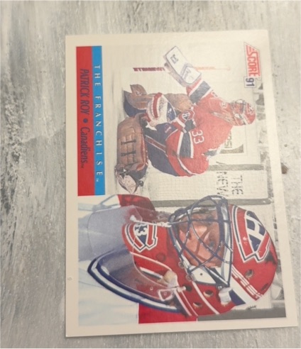 1991-92 Score Canadian #314 Patrick Roy — front