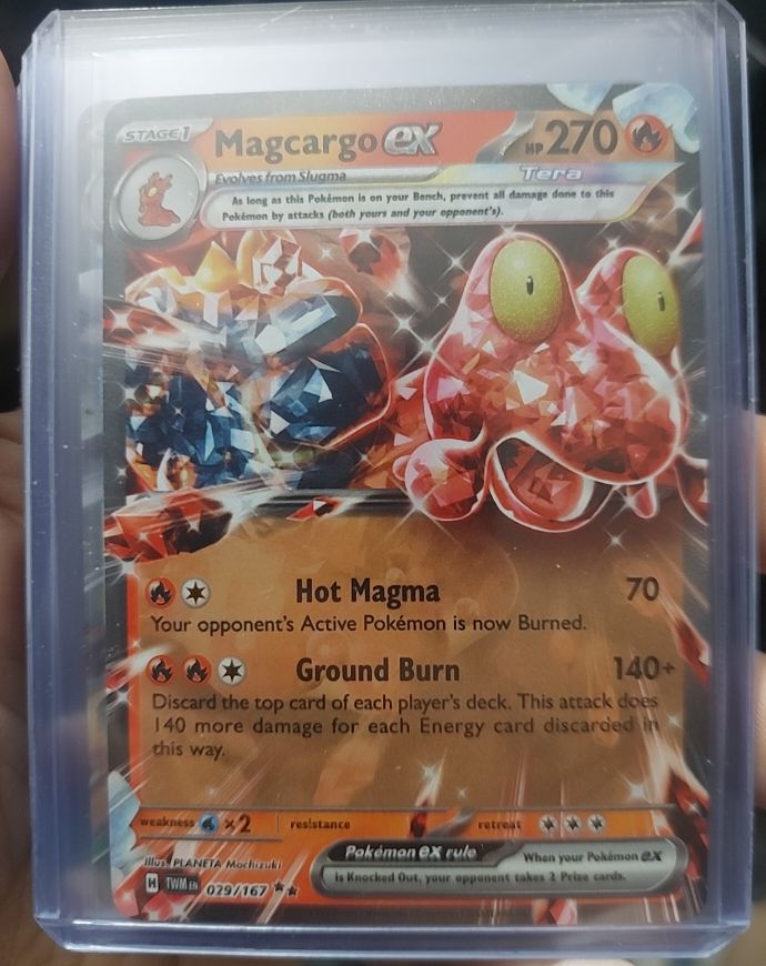 2024 Pokémon Scarlet & Violet Twilight Masquerade #029 Magcargo ex — front