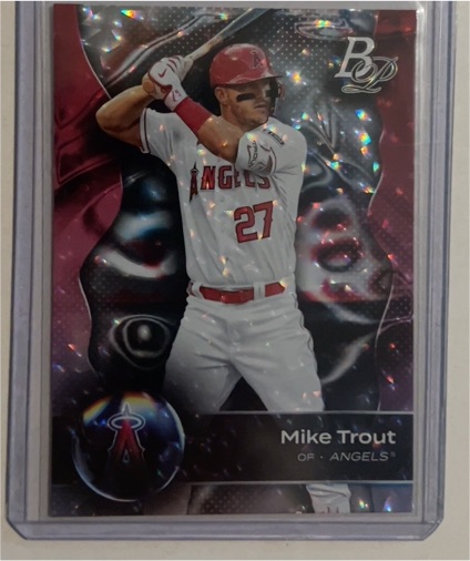 2023 Bowman Platinum #100 Mike Trout — front