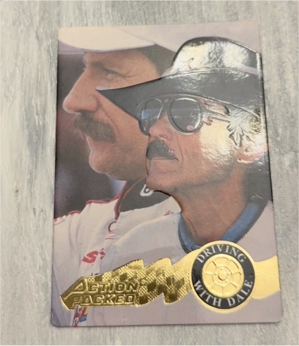 1995 Action Packed #73 Richard Petty Driving with Dale Earnhardt — front