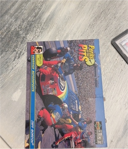 1997 Upper Deck Collector's Choice Perils of the Pits #89 Jeff Gordon — front