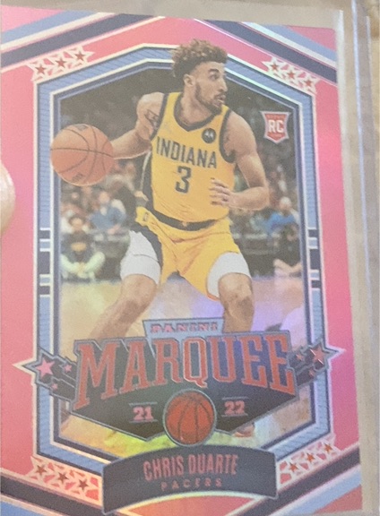 2021-22 Panini Chronicles Marquee #350 Chris Duarte — front
