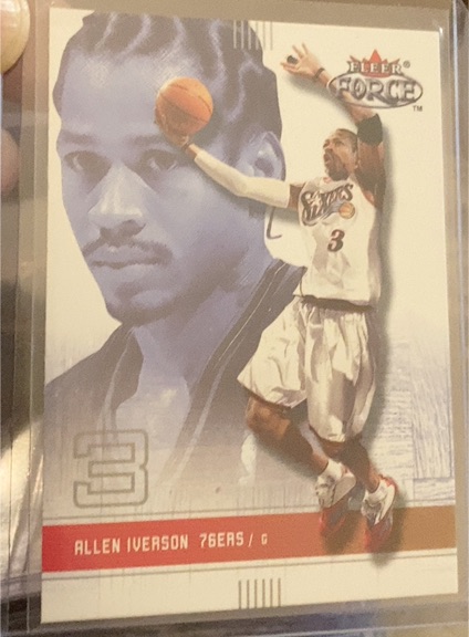 2001-02 Fleer Force #3 Allen Iverson — front