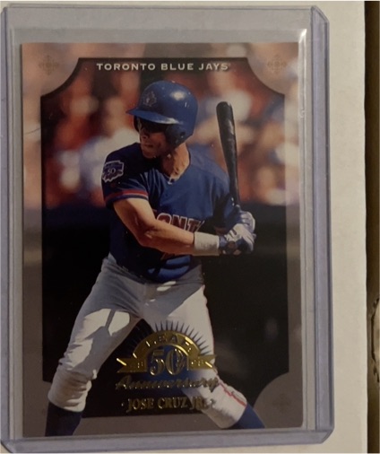 1998 Leaf #13 Jose Cruz Jr. — front