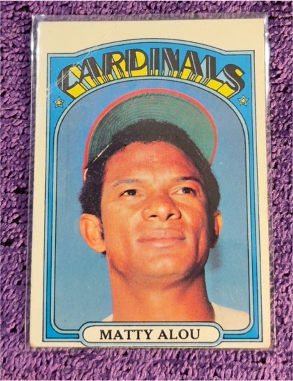 1972 Topps #395 Matty Alou — front