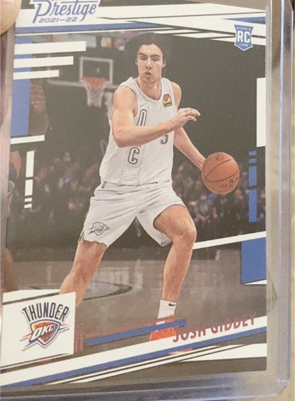2021-22 Panini Chronicles Prestige #75 Josh Giddey — front