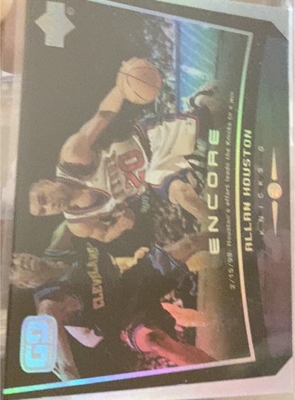 1998 Upper Deck Encore #46 Allan Houston — front