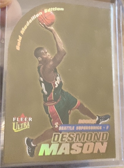 2000-01 Fleer Ultra Gold Medallion #214G Desmond Mason — front