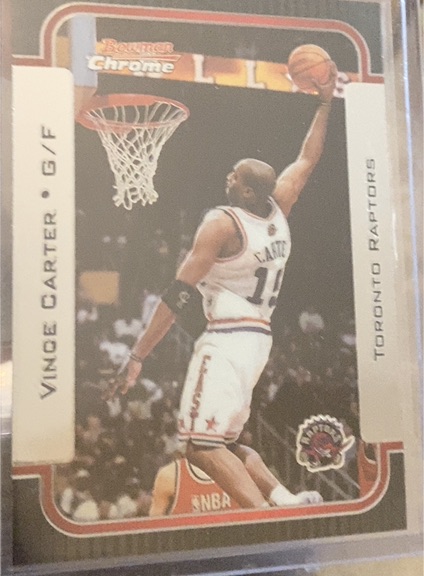 2003-04 Bowman Chrome #45 Vince Carter — front