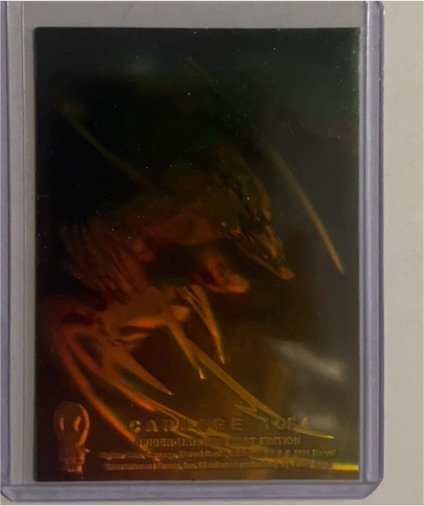 1994 Fleer Marvel - The Amazing Spider-Man Hologram Carnage #1 1st Edition — front