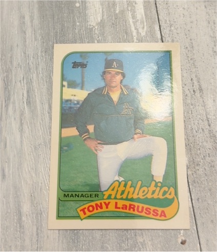 1989 Topps #224 Tony LaRussa — front