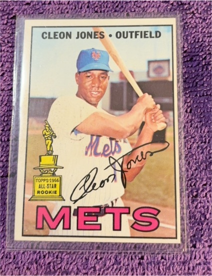 1967 Topps #165 Cleon Jones — front