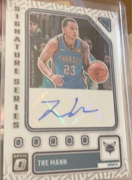 2023-24 Donruss Optic Signature Series #54 Tre Mann — front