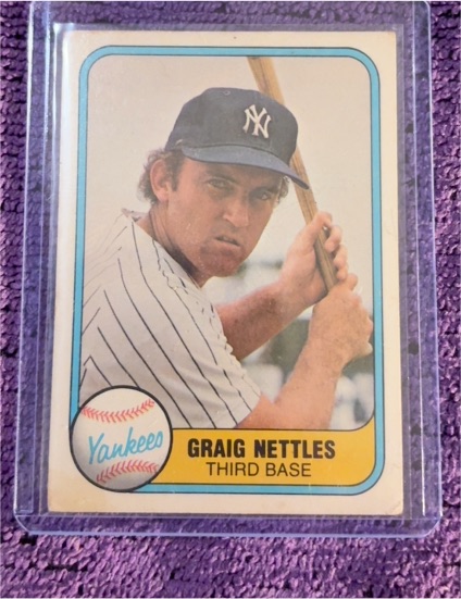 1981 Fleer #87 Graig Nettles — front