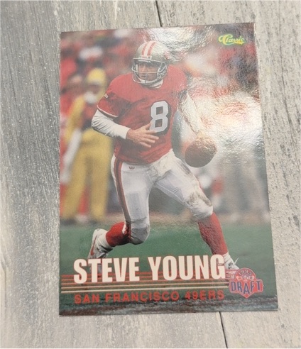 1995 Classic #108 Steve Young — front