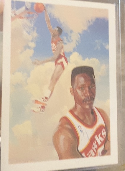 1990-91 Hoops #355 Dominique Wilkins — front